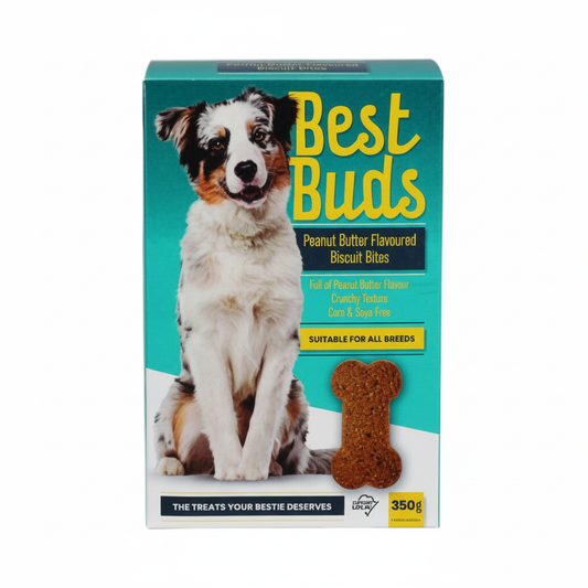 Best Buds Dog Biscuits - Peanut Butter - 350g