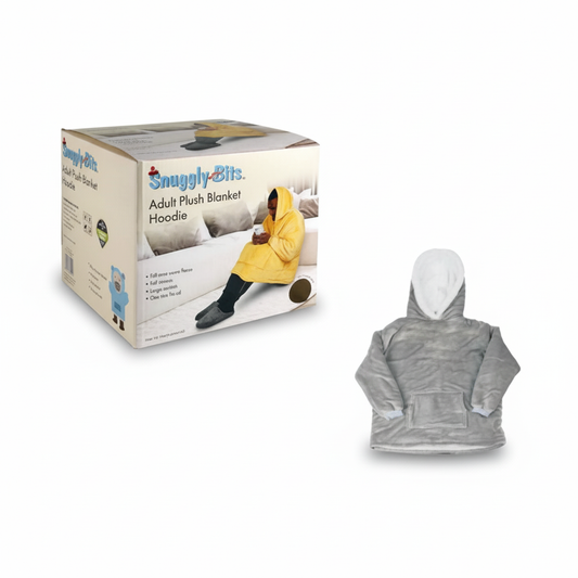 Blanket Plush Adult Hoodie - Hooded Sweatshirt - Various Colors