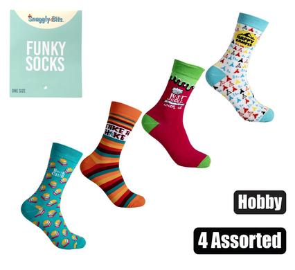 Socks for Men - Colourful Hobby Designs