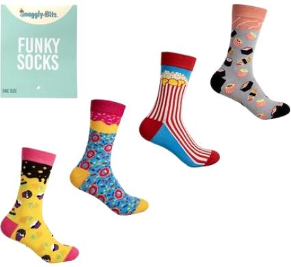 Socks for Men - Colourful Food Designs