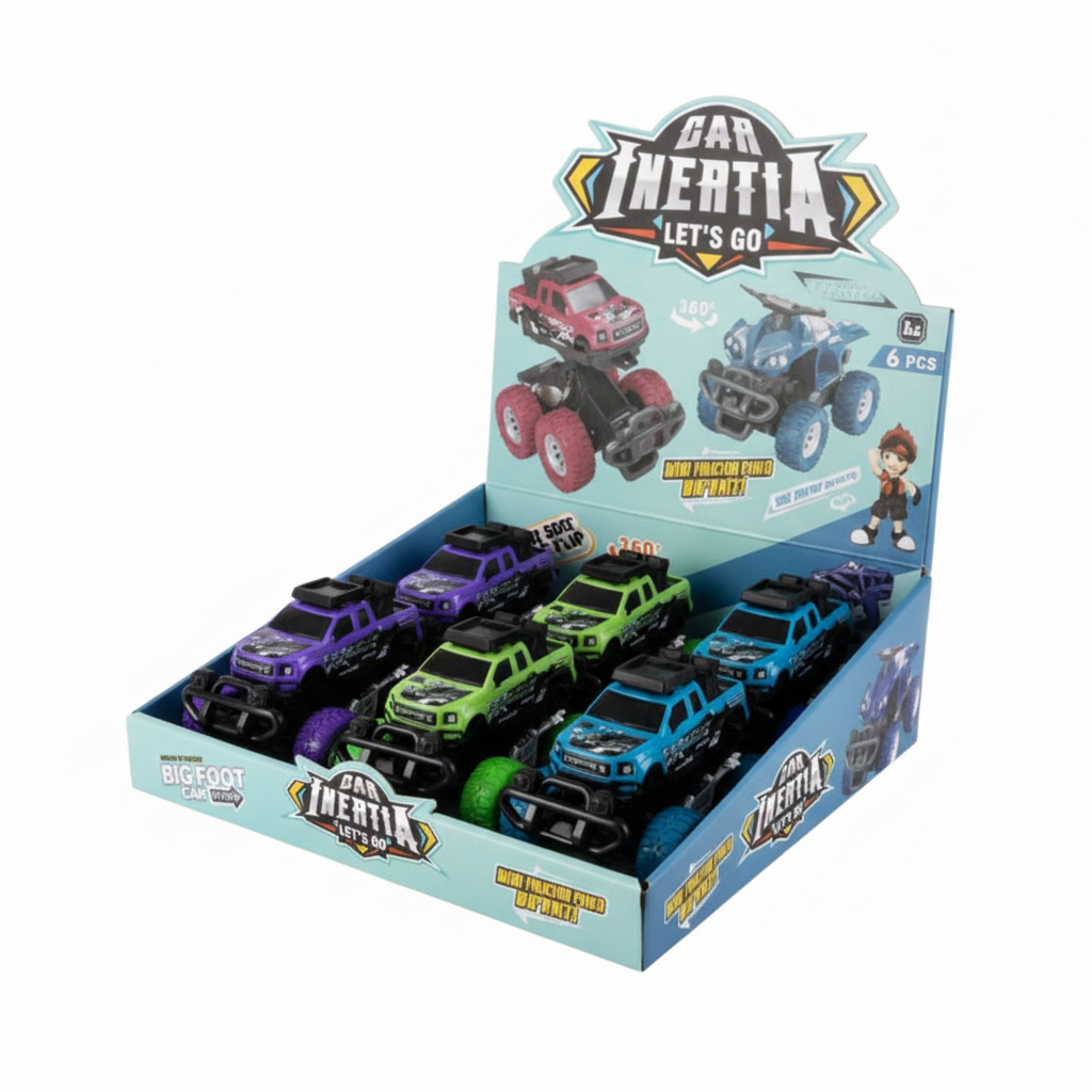 Monster Stunt Jeep Vehicle (15 cm) - Various Colours