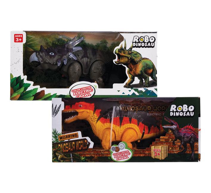 Battery Operated Dinosaur with Sound - 28 cm - Assorted