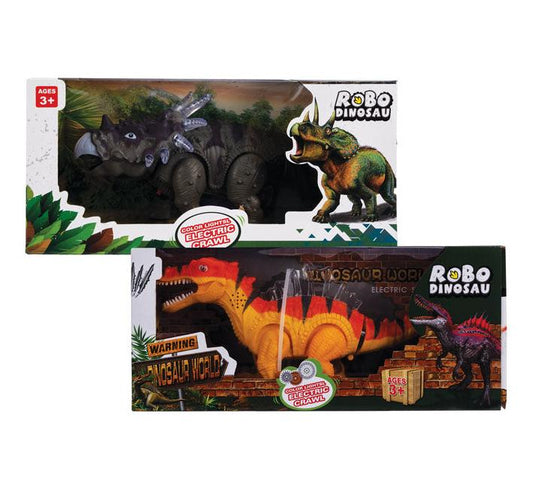 Battery Operated Dinosaur with Sound - 28 cm - Assorted