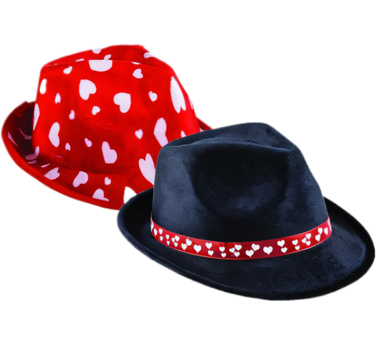 Dress Up Hats with Hearts - Various Colors