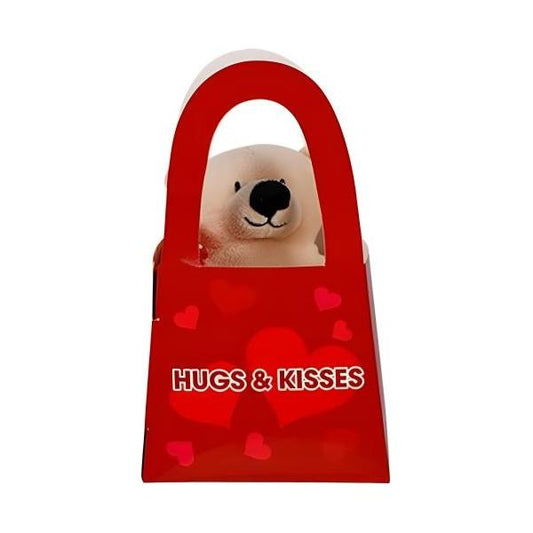Plush Bear in Gift Bag - 9cm - Love