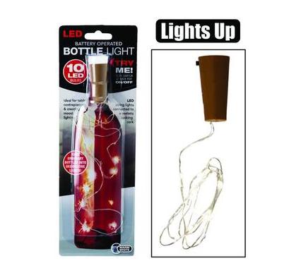 10 Bulb String Light with Cork - Battery Operated