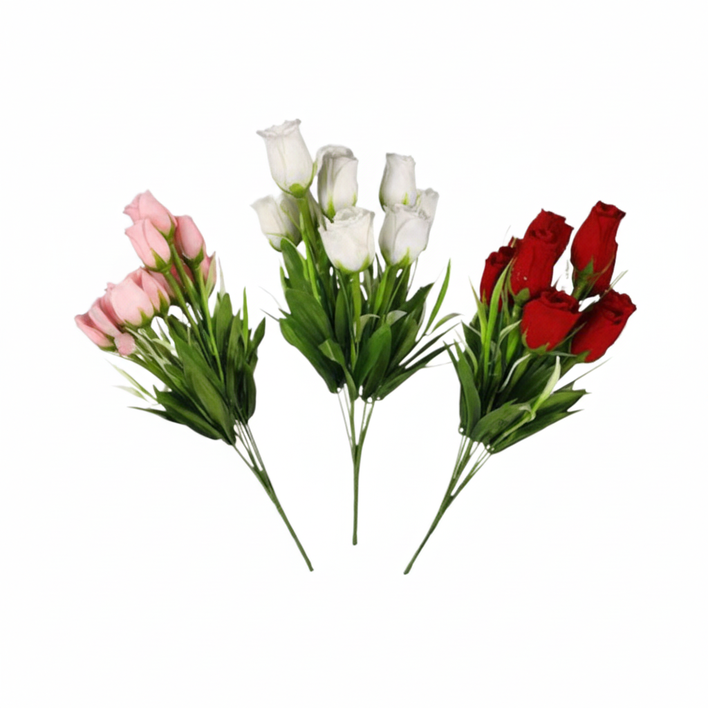 Rose Flower with Droplets - Assorted