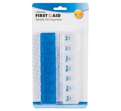 Pill Reminder - 7 Compartment - 2 Pack