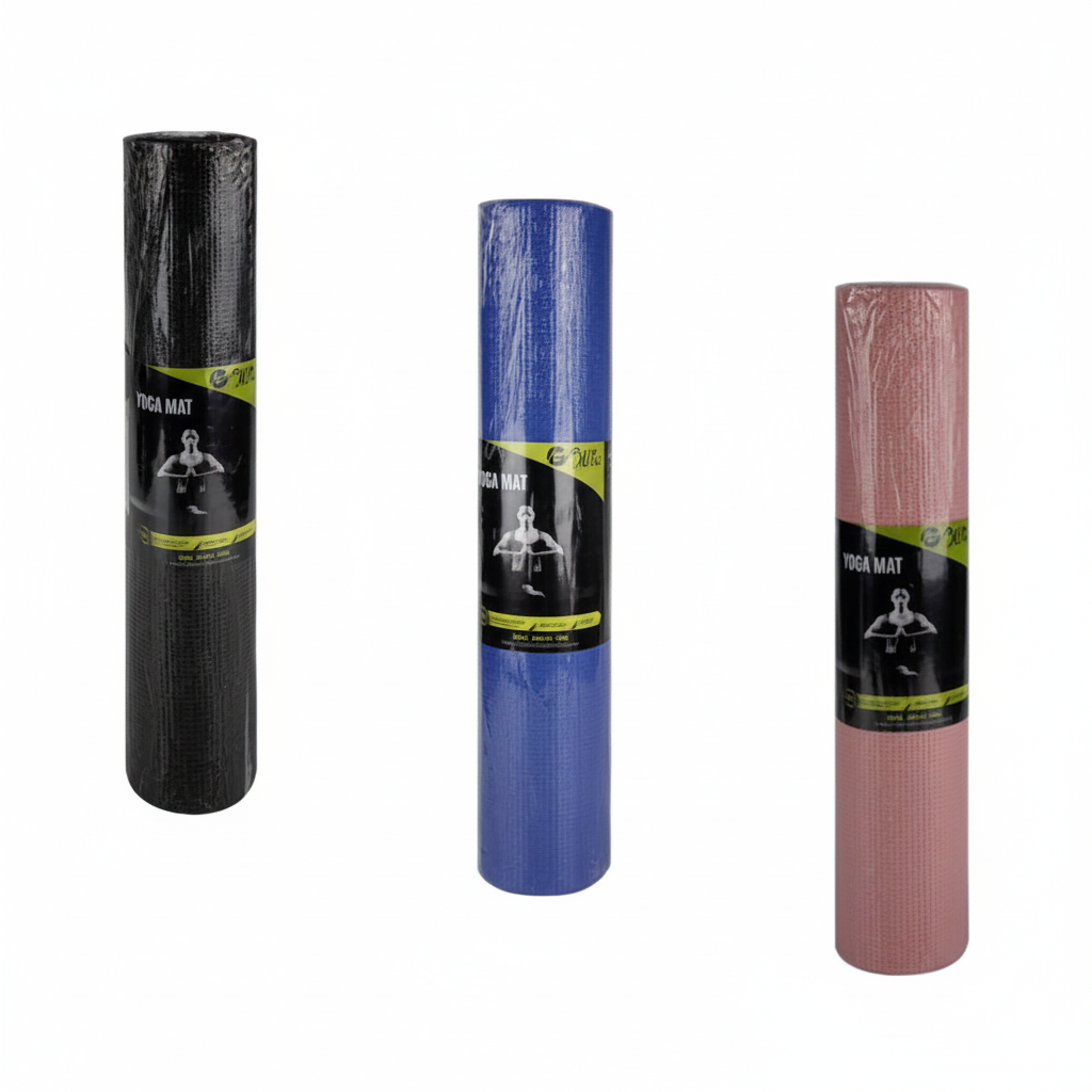 Polyvinyl Chloride Yoga Mat in Various Colours (6 mm)