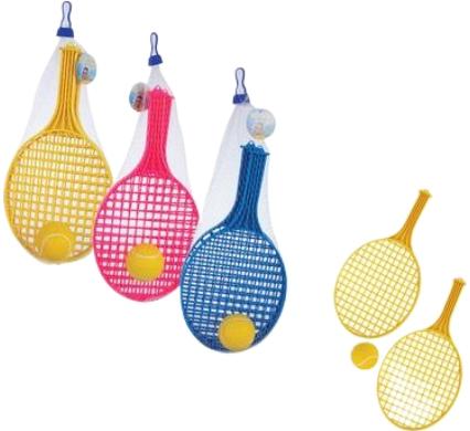 Bats and Ball Set - 2 Bats - 1 Ball