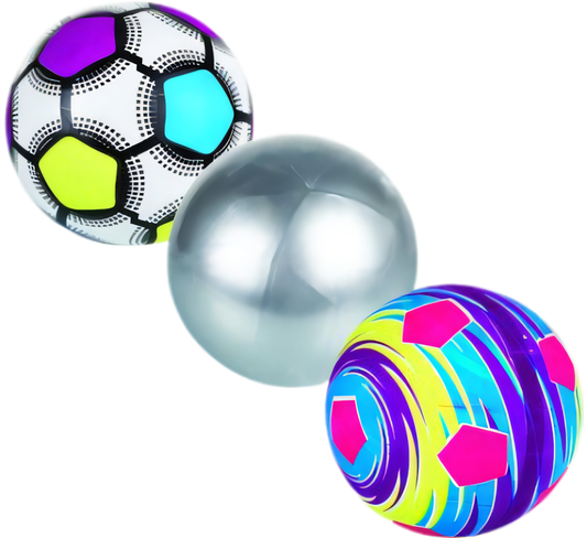 Plastic Football - 20 cm - Assorted Colours
