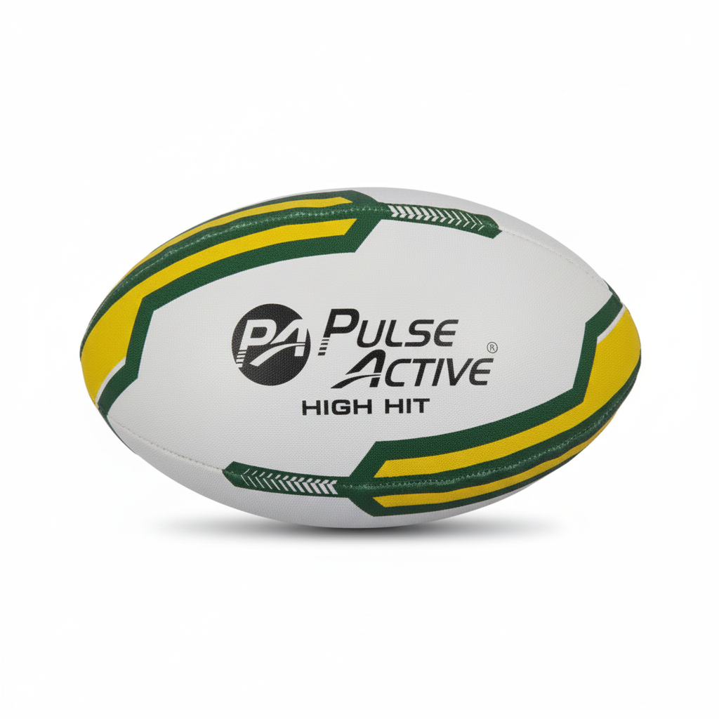 Rugby Ball with Rubber Pimple Grip (Size 5)