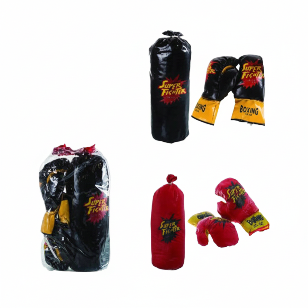 Boxing Set with Punch Bag and Gloves (Assorted)