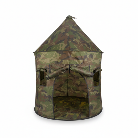 Camouflage Pop Up Play Tent for Boys - 105 x 130 cm