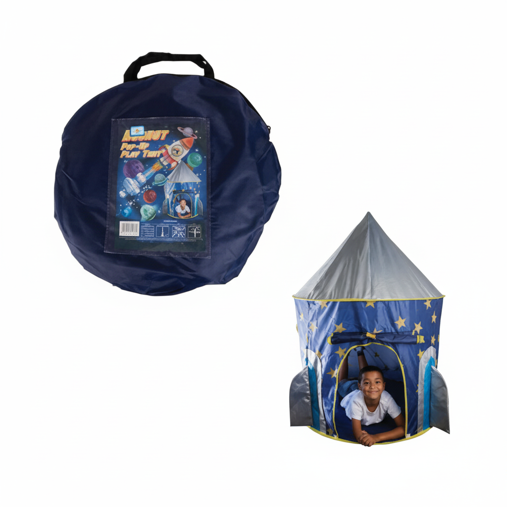 Rocket Pop Up Play Tent (105 cm x 130 cm)