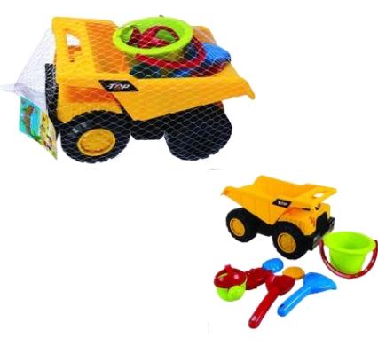 Beach Truck with Tilting Feature and Accessories - 37 x 21 cm