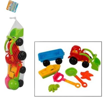 Beach Truck with Accessories - 7 Pieces
