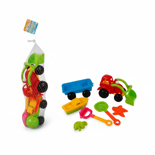 Beach Truck with Accessories - 7 Pieces