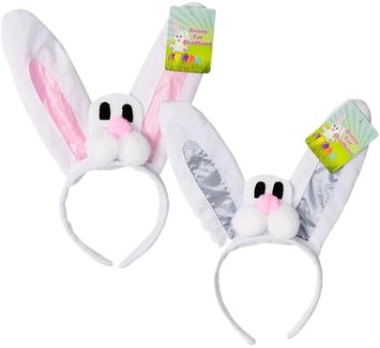 Easter Bunny Ears Headband - Child Size - Assorted