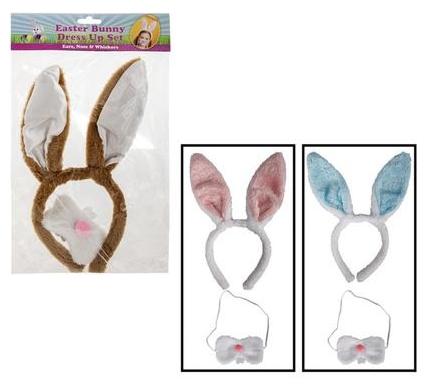 Easter Bunny Ears and Snout Set - 2 Piece
