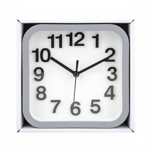 Clock Alarm - 10 x 12 cm - Various Colors