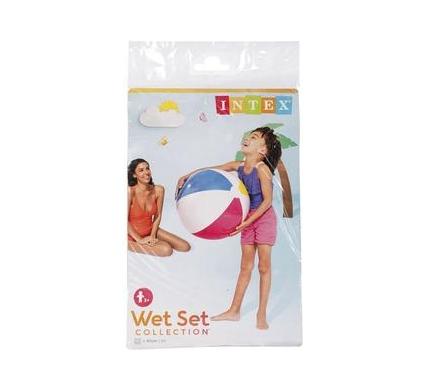 Intex Glossy Panels Beach Ball - 61 cm Diameter - Suitable for Ages 3 and Up