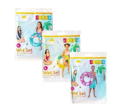 Intex Swim Ring - 61 cm - Assorted Colors - For Ages 6 to 10 Years