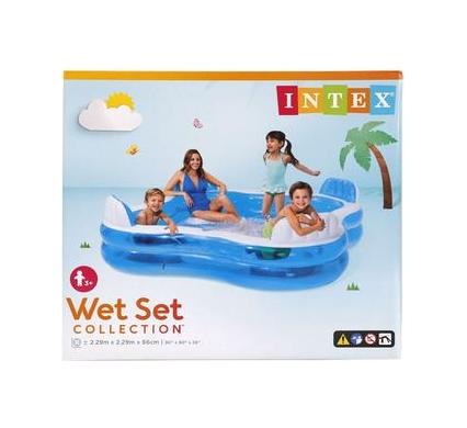 Intex Family Swim Centre Pool - 229 x 229 x 66 cm