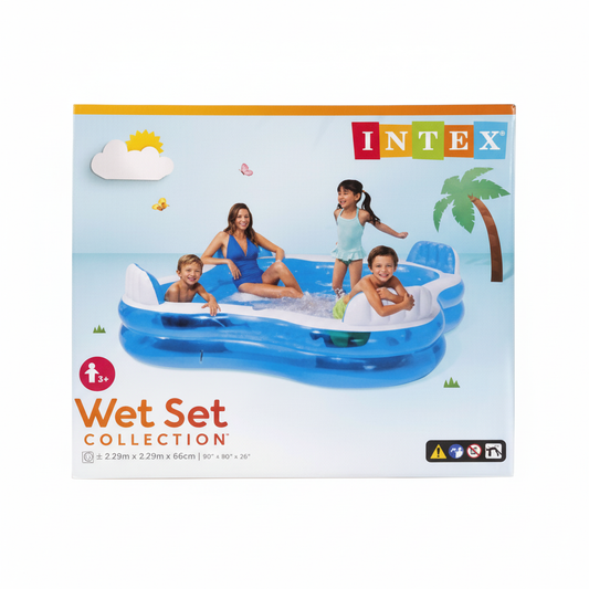 Intex Family Swim Centre Pool - 229 x 229 x 66 cm