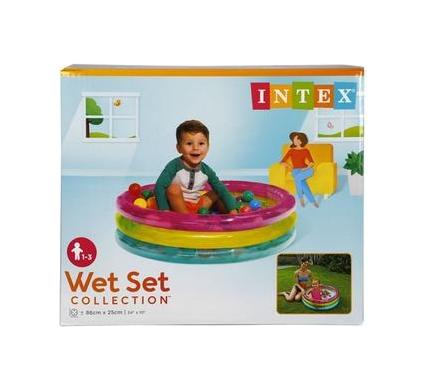 Baby Three-Ring Ball Pit - 86x25 cm - Includes 50 Balls