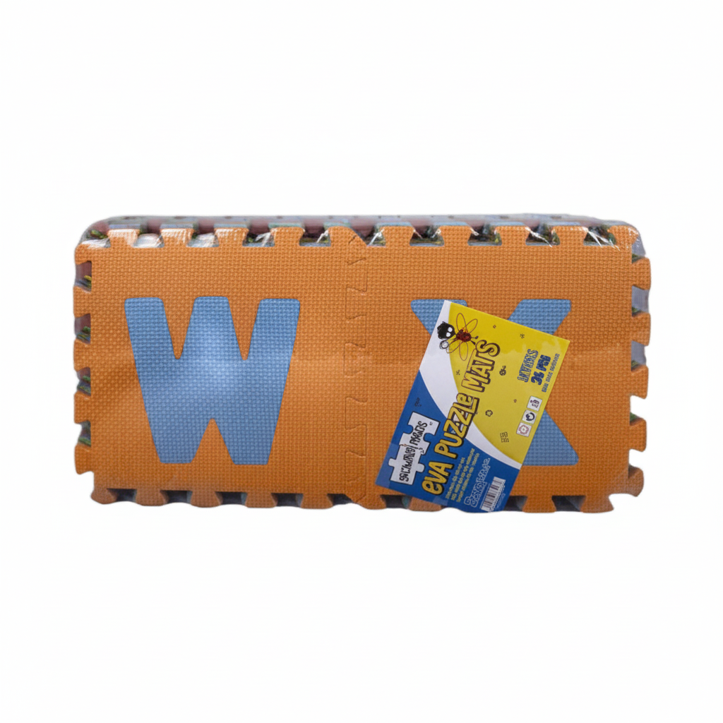 Eva Carpet with Letters (28 x 28 cm)