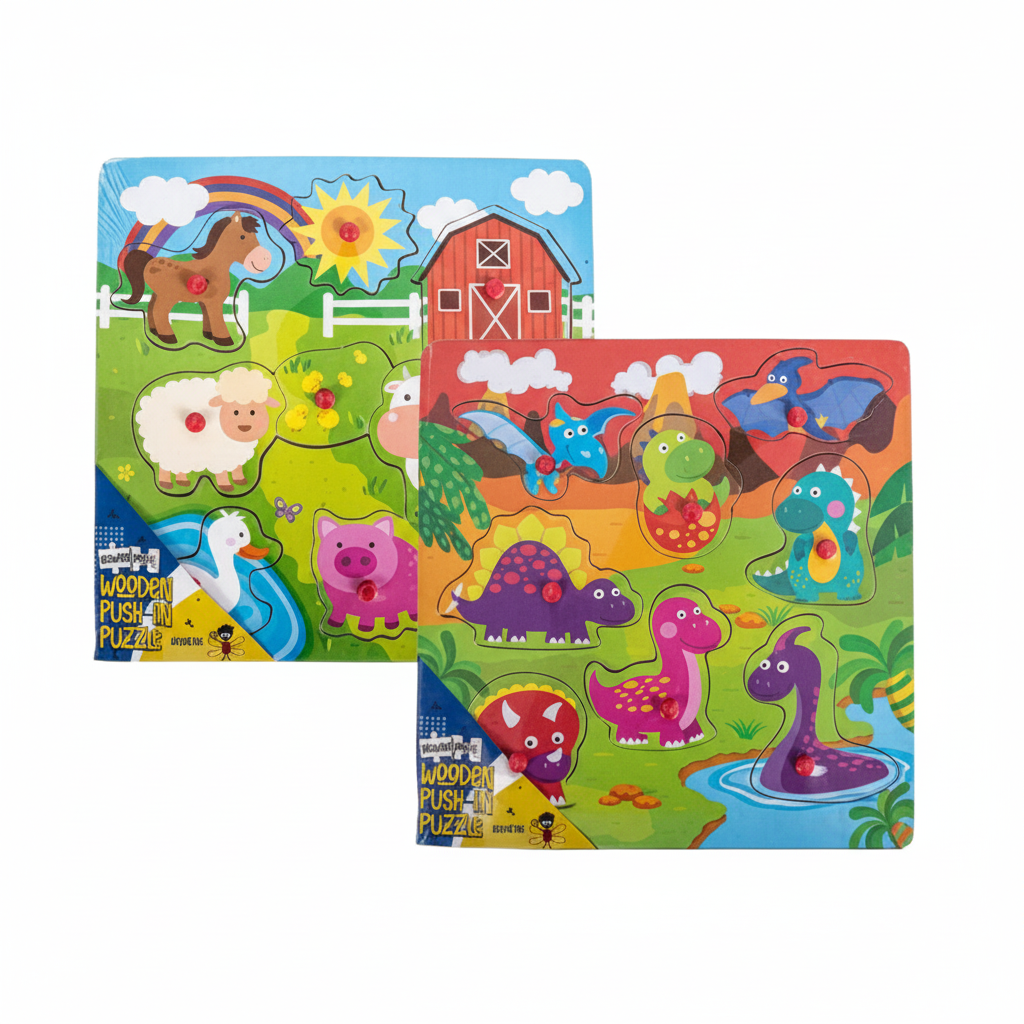 Peg Board with Assorted Designs (29 x 29 cm)