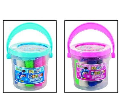 Play Dough - Bucket with Dough and Accessories - Assorted