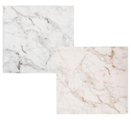 Serviettes Two Ply - 33 cm - Pack of 20 - Marble Design - Assorted