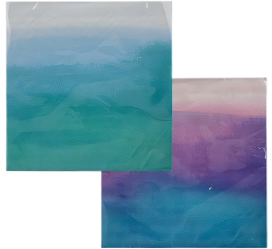 Ombre Two-Ply Serviettes (33 cm, 20 Pieces) - Assorted