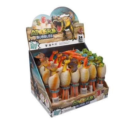 Bubble Novelty Dinosaur in Egg - 17cm