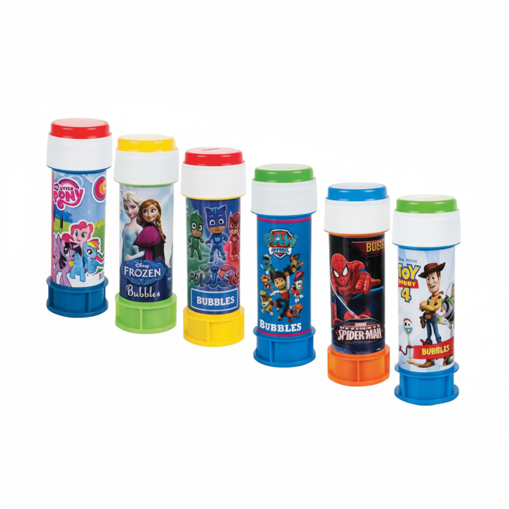 Cartoon Character Bubbles with Assorted Designs (60 ml)