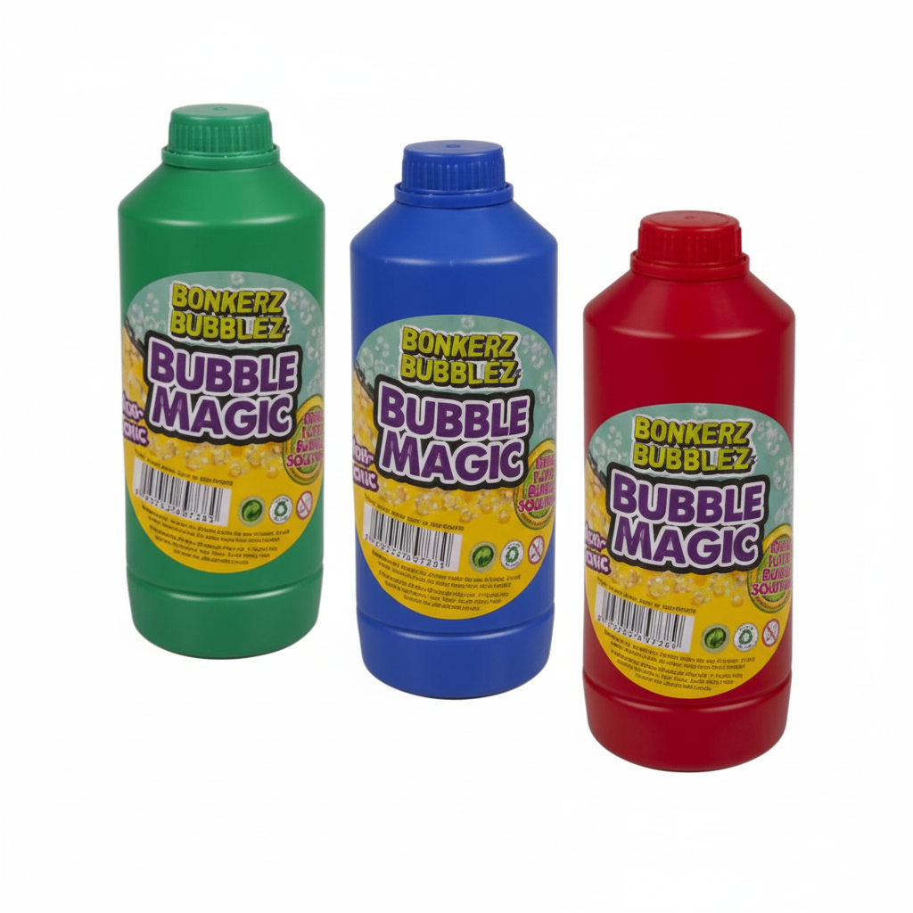 Bubble Liquid Refill Container (1 Litre) - Various Colours