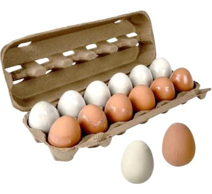 Bouncing Rubber Egg - Assorted Colours