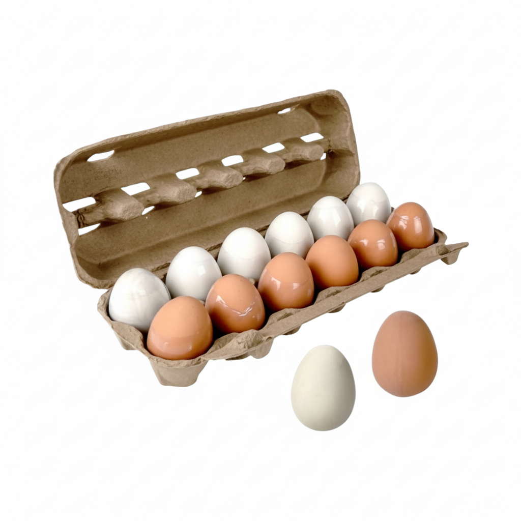 Bouncing Rubber Egg in Assorted Colours