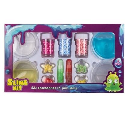 DIY Slime With Accessories - 13 Pieces