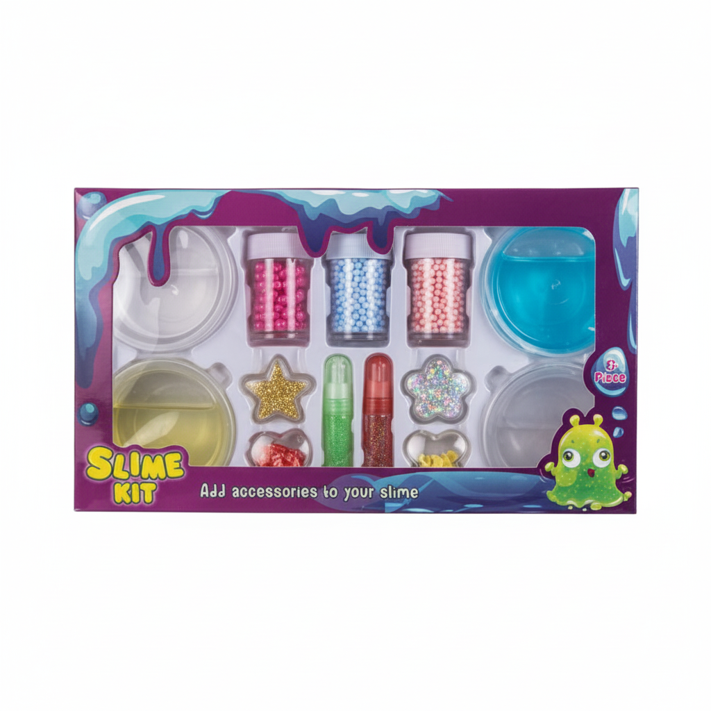 DIY Slime with Accessories (13 Pieces)