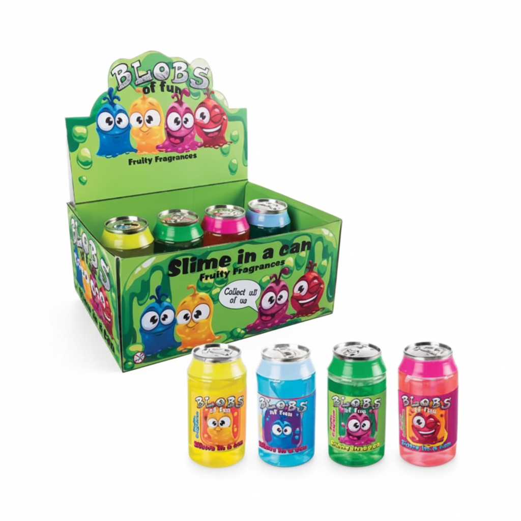 Slime in a Can (9 cm) - Various Colours