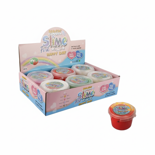 Novelty Slime Bucket - Tie Dye - Assorted