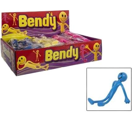 Smiley Bendy Figure - 13 cm - Assorted Colours