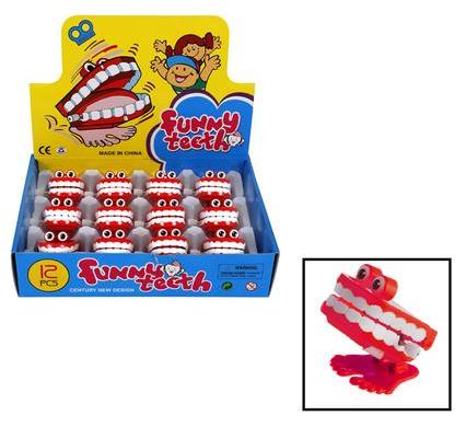 Novelty Wind Up Chatter Teeth Toy