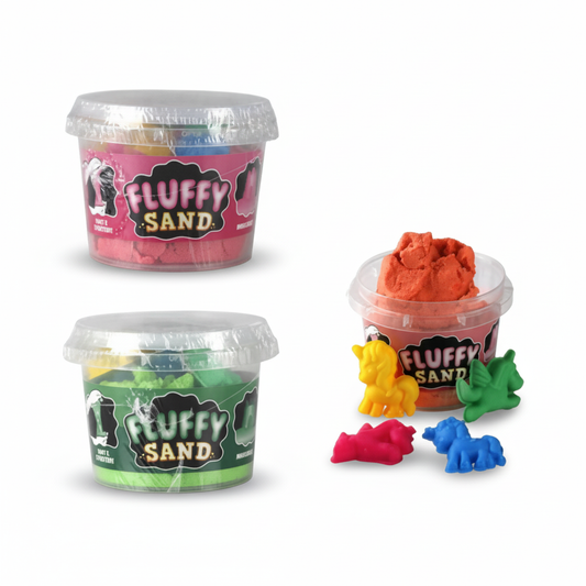 Novelty Play Sand Tub - Assorted Colors - 9cm