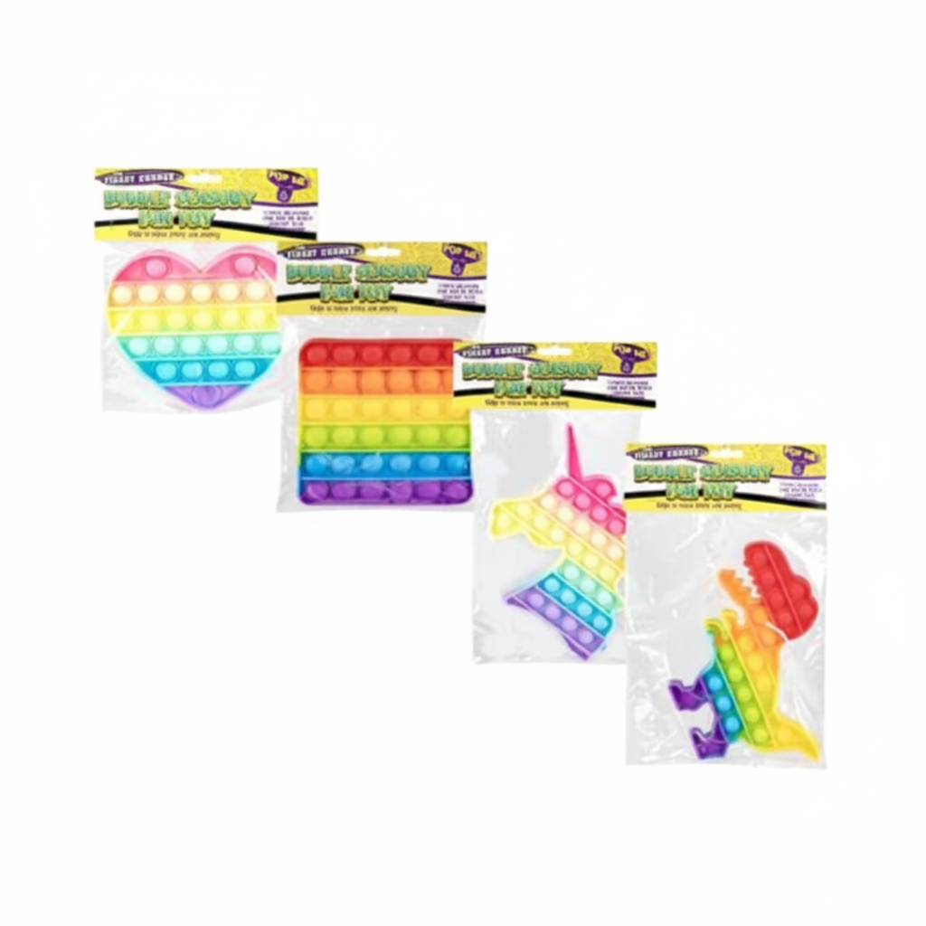 Novelty Bubble Sensory Pop It with Assorted Designs (13 cm)