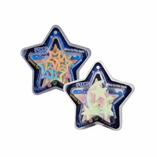 Glow In The Dark Stars - 30 Pieces - Assorted Designs