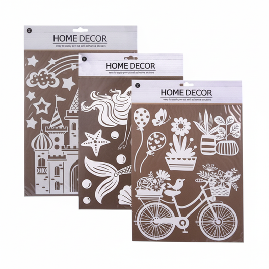 Room Decoration with Glitter - Assorted Designs
